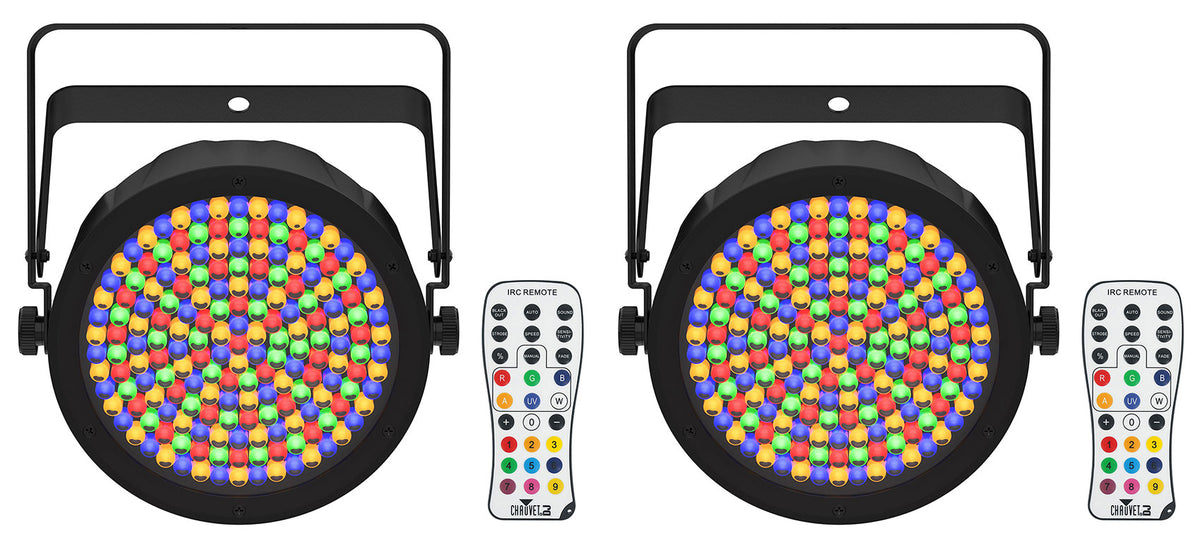 EZPAR 64 RGBA ILS Battery Par Wash Light (2-Pack)