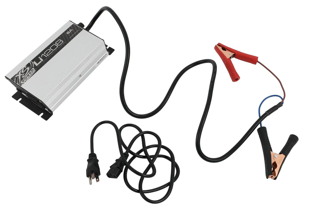 XS Power Li1208 12V 8A High Frequency Intelli Lithium Car Audio Battery Charger