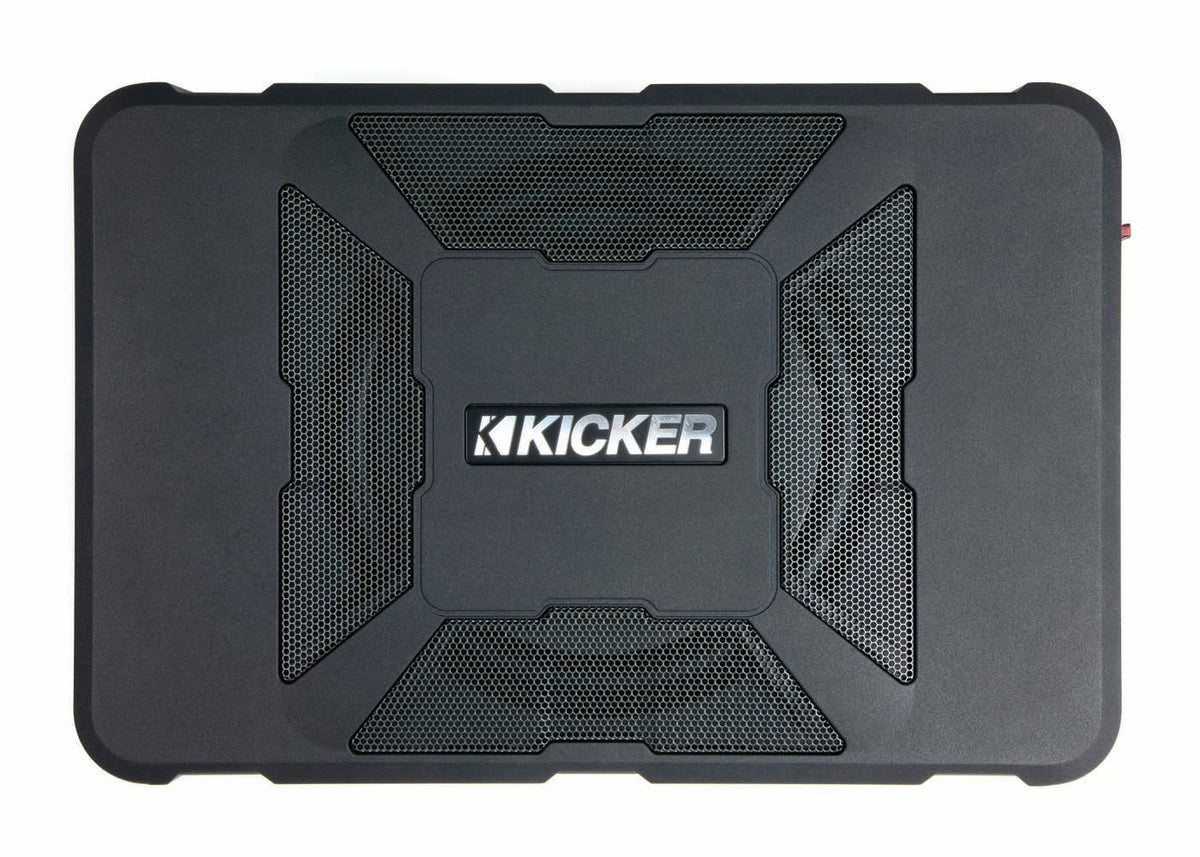 Kicker 51HS8 8" Hideaway Under-Seat Powered Car Audio Subwoofer Compact Sub HS8