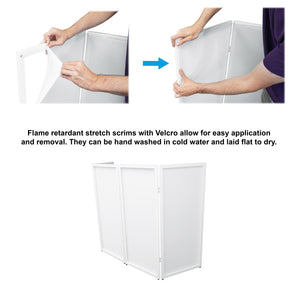 (8) American DJ Dotz Par RGBL COB DMX 16x3.5 Watt LED Par Can Wash Lights+Facade