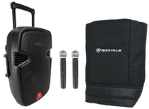 RAM12BT 12" Rechargeable 600W DJ PA Speaker+Mics/Bluetooth+Slip Cover
