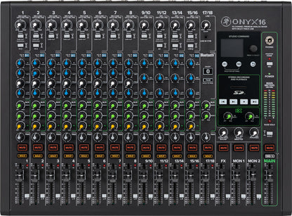 ONYX16 16-Channel Analog Mixer with Wireless Microphones and Headphones
