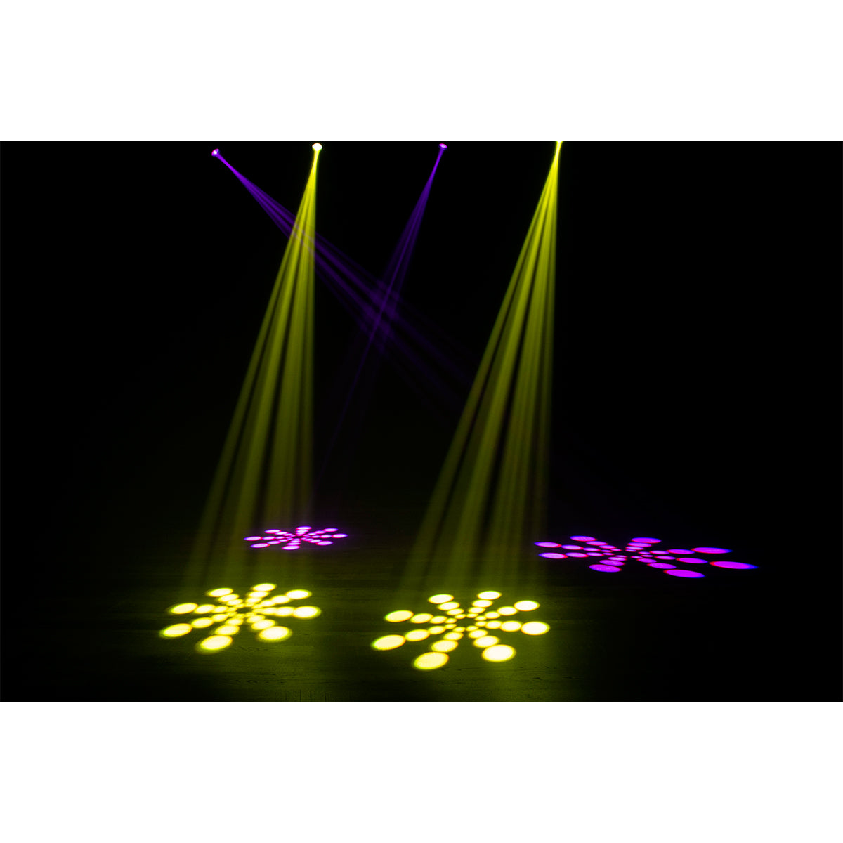 (4) Stinger Spot 30 White LED DMX Moving Head Lights