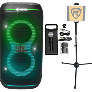 JBL PartyBox Club 120 Karaoke Machine System Party Speaker w/Mic+Tablet Stand