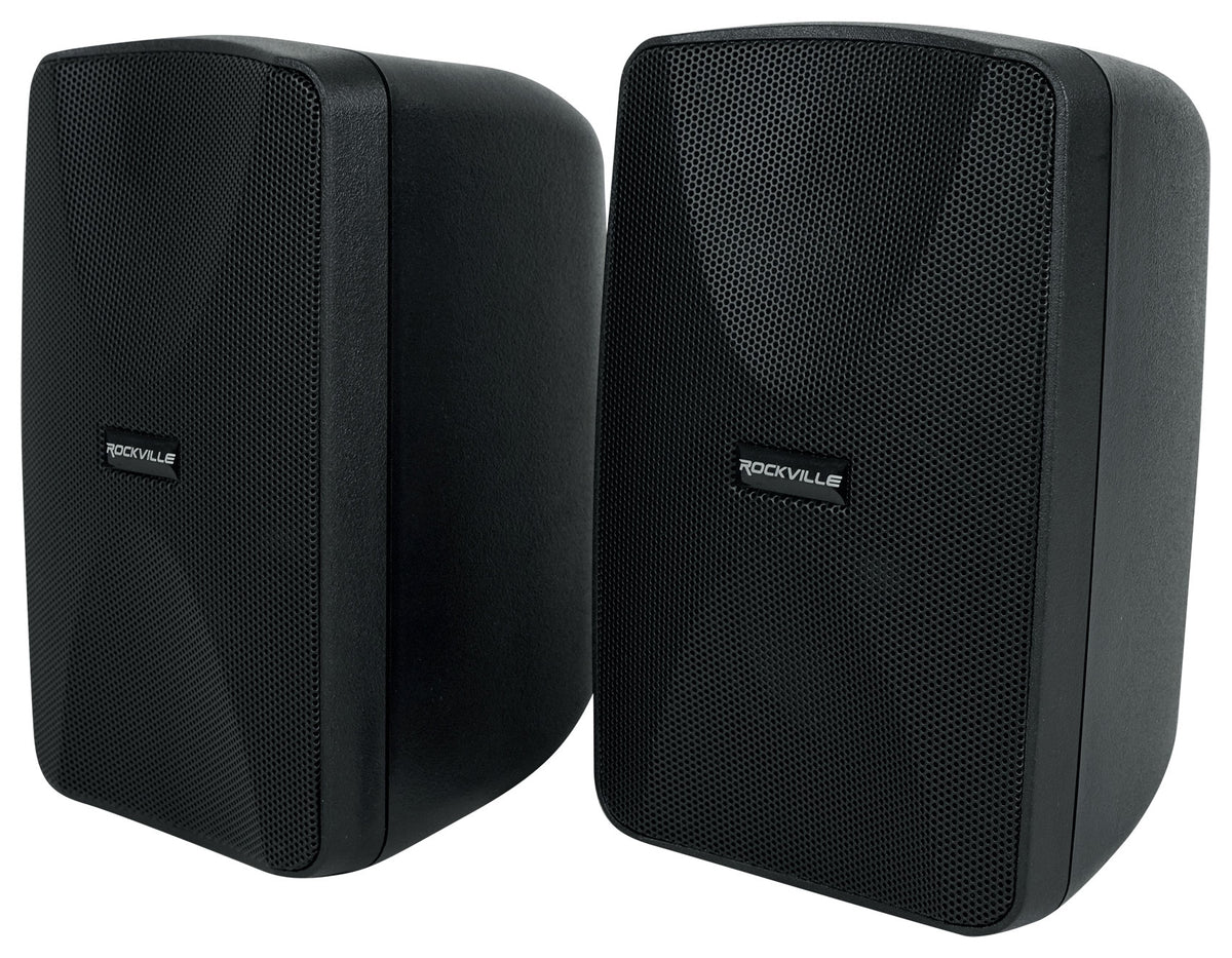 CSA 140Z Commercial 70V Amplifier + (2) Black 4" Wall Mount Swivel Speakers