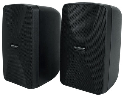 CSA 140Z Commercial 70V Amplifier + (2) Black 4" Wall Mount Swivel Speakers