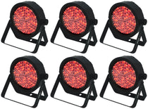 (6) SLIMPAR 56 ILS DMX RGB LED Par Wash Up-Lights