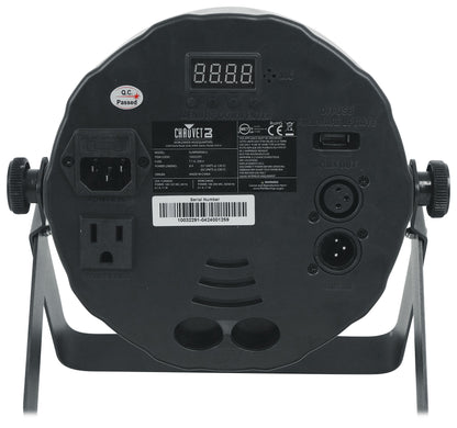 (3) SLIMPAR 56 ILS DMX RGB LED Par Wash Up-Lights