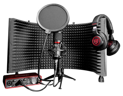 1-Person Podcast Recording Kit With Quantum HD2 Interface