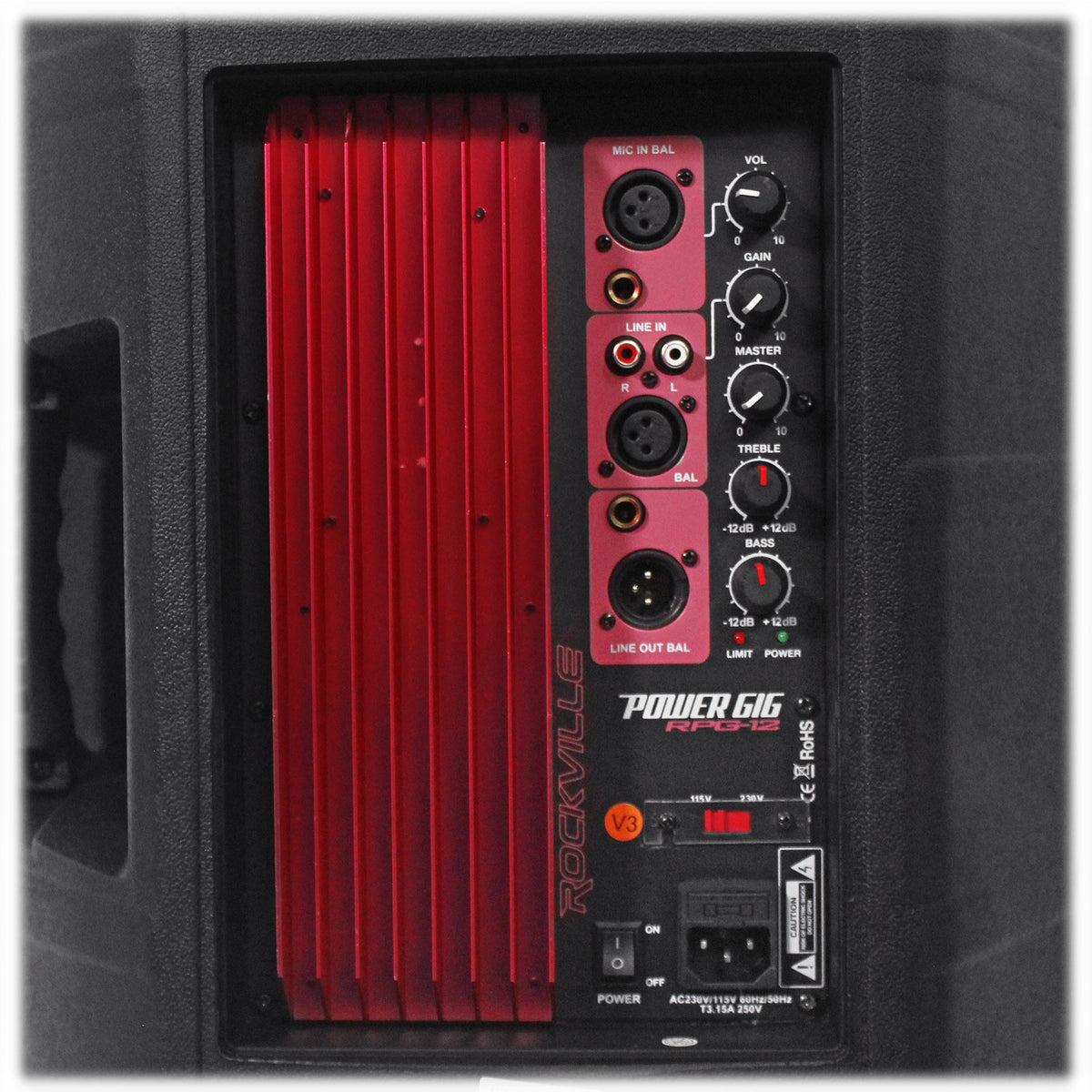 RPG12 12" Powered Active 800 Watt 2-Way DJ PA Speaker+Slip Cover