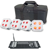 MINI IR4 White 4-Pack + ROCKFORCE W2