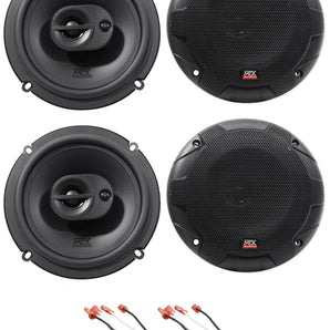 MTX Front+Rear 6.5" Speaker Replacement Kit For 2002-2006 Nissan Altima Sedan