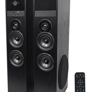 Rockville TM150W Home Theater Buetooth Tower Speakers + 10" Sub + Wifi Receiver