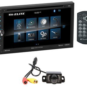 Boss Audio BV775B 6.9" In-Dash Car Monitor DVD Receiver w/Bluetooth AM/FM+Camera