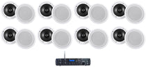 Rock Zone 8 16-Pack + HC85 White In-Ceiling Speakers Bundle