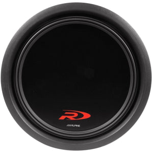 (2) Alpine SWR-T12 12" 3600w Shallow Subwoofers + Slim Sub Box Enclosure SWRT12