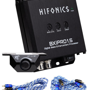 Hifonics BXIPRO1.5 Digital Bass Enhancement Processor+(2) RCA Cables