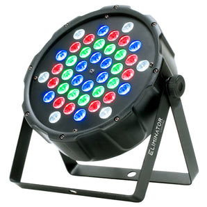 (2) American DJ Eliminator LP 42 RGBW 42 x 1 Watt LED DMX Par Wash Lights ADJ