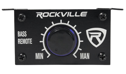 RMW8A 8" 800w Tunnel Slot Ported Powered Subwoofer Enclosure+Amp Kit