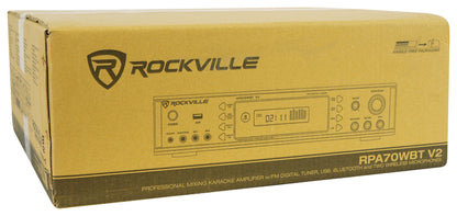 RPA70WBT V2 + (2) KB6 Black Speakers Bundle
