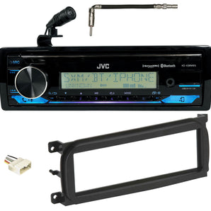 JVC KD-X38MBS Bluetooth Receiver w/USB/13-Band EQ Fits 03-06 JEEP WRANGLER TJ