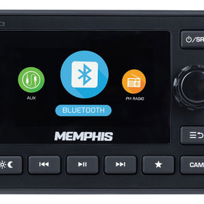 Memphis Audio SMC3 Multi Zone Marine Bluetooth Stereo Receiver+Subwoofer Control