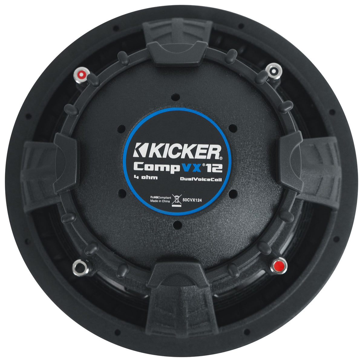 Kicker 50CVX124 COMPVX 12" Car Audio Subwoofer DVC 4 Ohm Sub CVX124