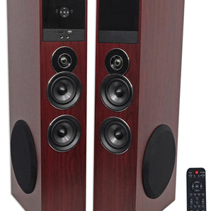 Rockville TM80B Home Theater Buetooth Tower Speakers + 8" Sub + Wifi Receiver