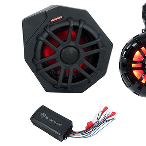 2) Memphis CANAMX365FE Speakers+Pods+Tower Speakers+PS40 Amp For 2017+ Can Am X3
