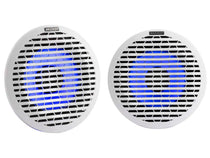 Pair Kicker 51KM614FL 6.5" Thin Mount 60w Marine Boat Speakers w/RGB LED KM614FL