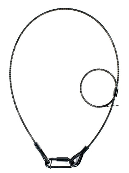 Accu-Cable SC4B 31.5" Inch Black Safety Cable Up to 67 lbs.