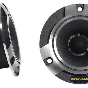 Pair Rockville RT5 2" Aluminum Car/Pro Tweeters w/Titanium Diaphragm+Kapton VC