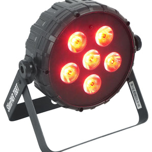 (2) Chauvet DJ SLIMPAR T6 BT RGB LED DMX Wash Par Up-Light w/Bluetooth