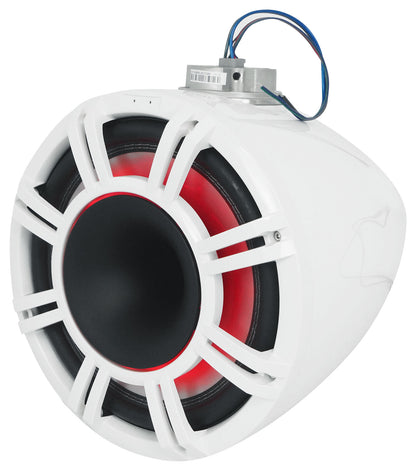 Pair KICKER 47KMFC11W 11" Marine Horn Loaded Flat Mount Tower Speakers KMFC11W
