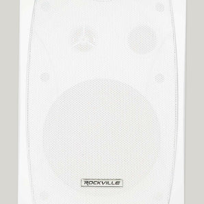 Rockville WET-5W 70V 5.25" IPX55 Commercial Indoor/Outdoor Wall Speaker - White