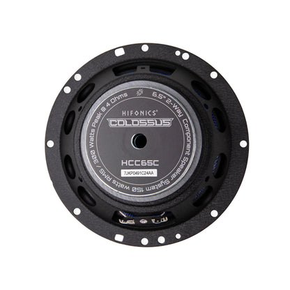 Pair Hifonics HCC65C 6.5" 150w Component Car Audio Speakers w/Aluminum Tweeters