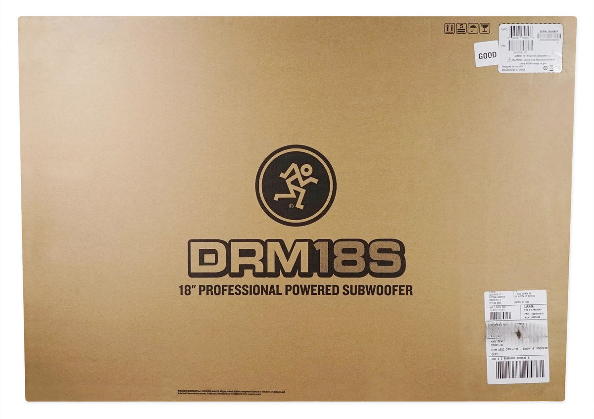 DRM12A Speaker, DRM18S Subwoofer & Air-Assist Pole Mount