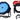 Eliminator ADJ MEGA GO PAR 64E RGB+UV DMX Stage Par Can Wash Light+Cable+Clamp