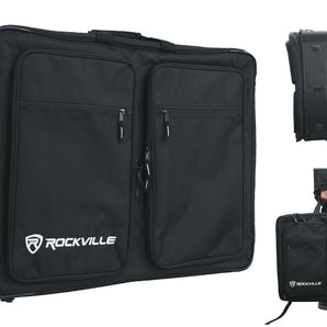 Rockville BP-MIX2621 Padded Mixer Bag Fits Behringer Europower PMP6000