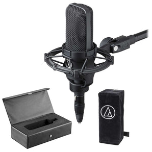 Audio Technica AT4033A Condenser Microphone Mic+Shockmount+Dust Cover+Case