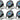 (6) American DJ Eliminator LP 42 RGBW 42 x 1 Watt LED DMX Par Wash Lights ADJ