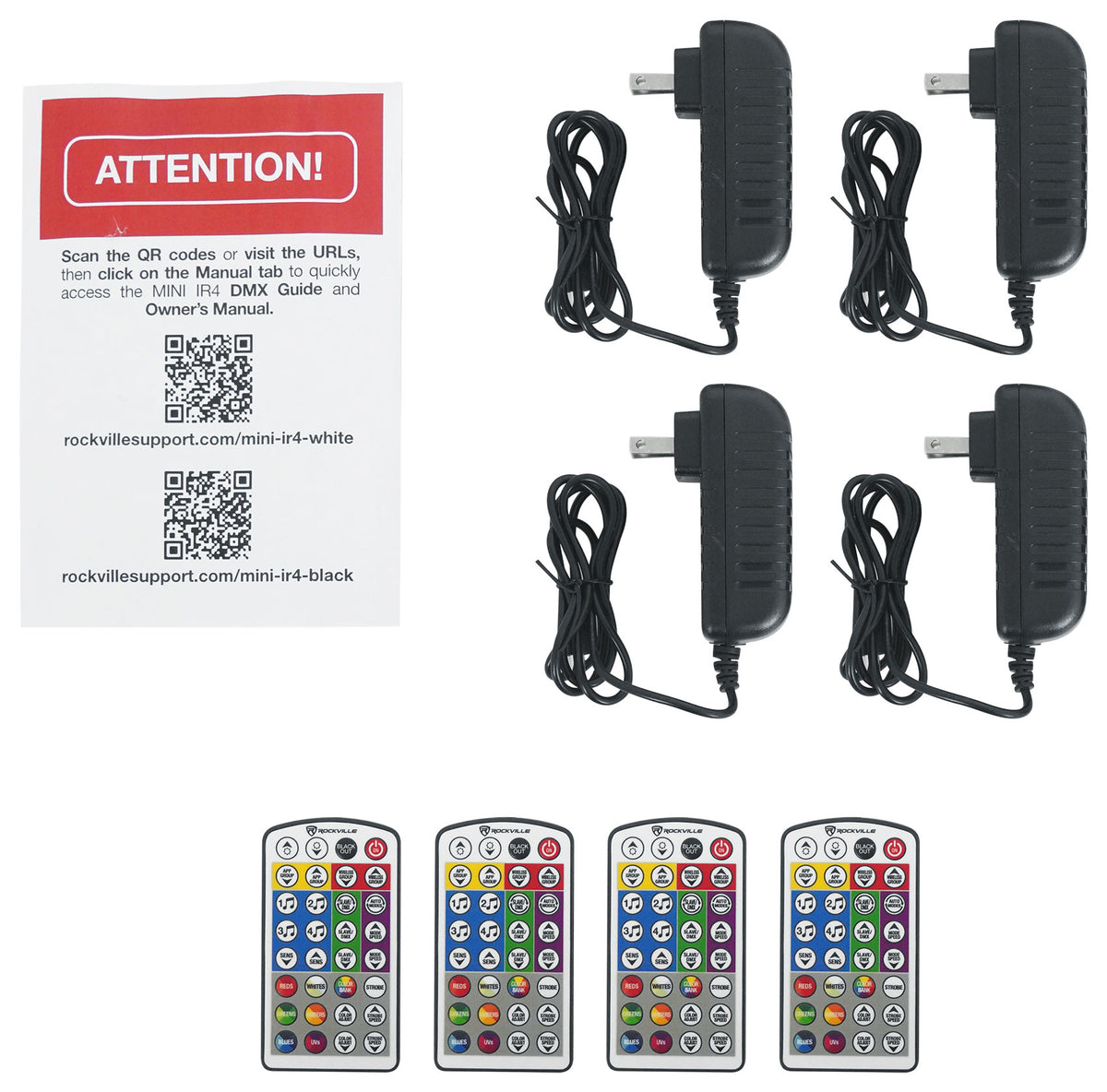 4 PACK MINI IR4 WHITE