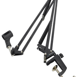 3-Person Podcast Podcasting Recording Kit w/Mackie ProFX6v3+EM-91C Mics+Booms
