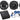 (2) ALPINE S-S65 240w 6.5"+(2) S-S50 5.25" 170w Speakers+Alpine Amplifier+Wires