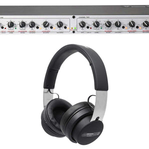 DBX 234XS Crossover w/2 way/3 Way/4 Way/Mono Operation+Audio Technica Headphones