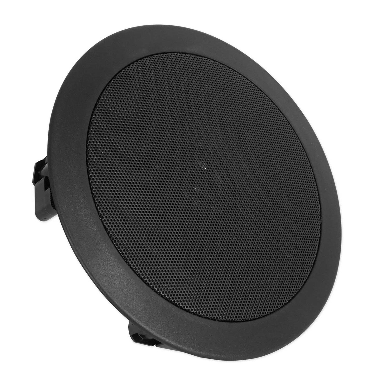Rock Zone 8 Receiver+(16) 5.25" Black Ceiling Speakers For Restaurant