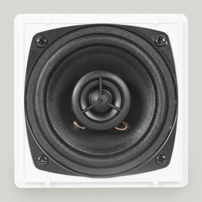 CSA 2120 Commercial Amplifier + (4) 3.5" White Cube Speakers