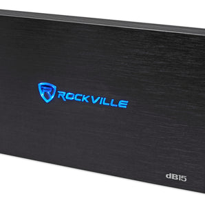 Rockville dB15 6000 Watt Peak/1500w RMS Mono 2 Ohm Amplifier Car Audio Amp