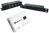 ATOM 8W 8-Channel Marine/Boat Bluetooth Amplifier+Kicker 4-Zone Control