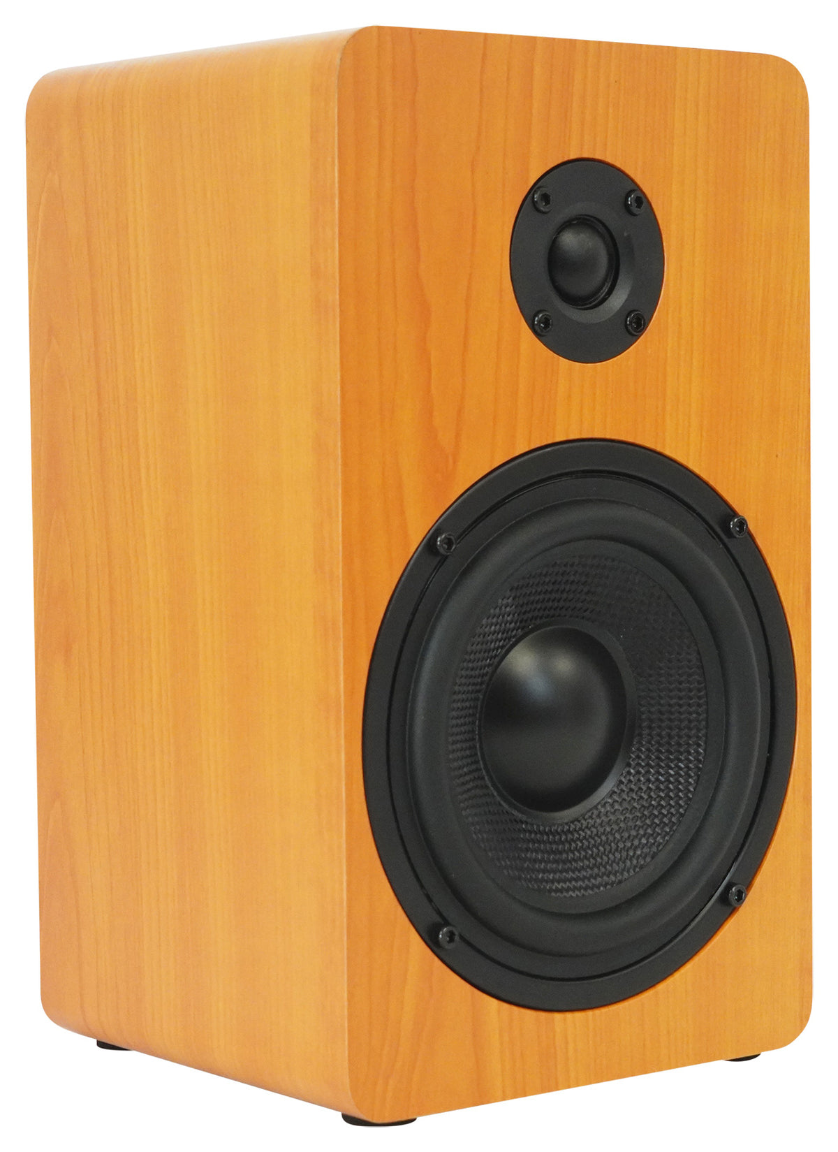 RockShelf 54C Classic 5.25" Home Bookshelf Speakers w/21" Stands